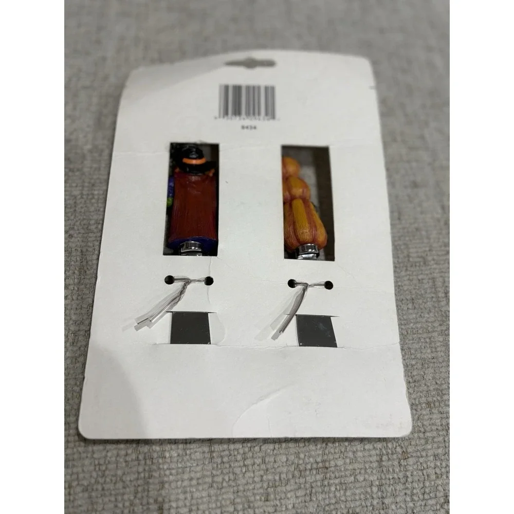 Fox Run Craftsmen Halloween Cheese Spreaders Pumpkin Witch‎ Stainless Steel Set